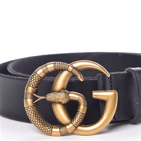 gucci black snake belt|authentic gucci belt outlet.